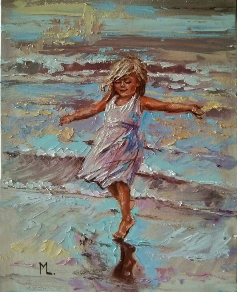 770x950 Saatchi Art Funny Games Painting By Monika Luniak - Funny Artist Painting