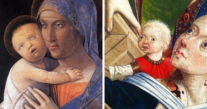 700x368 This Tumblr Dedicated To Ugly Babies In Renaissance Paintings Is - Funny Artist Painting