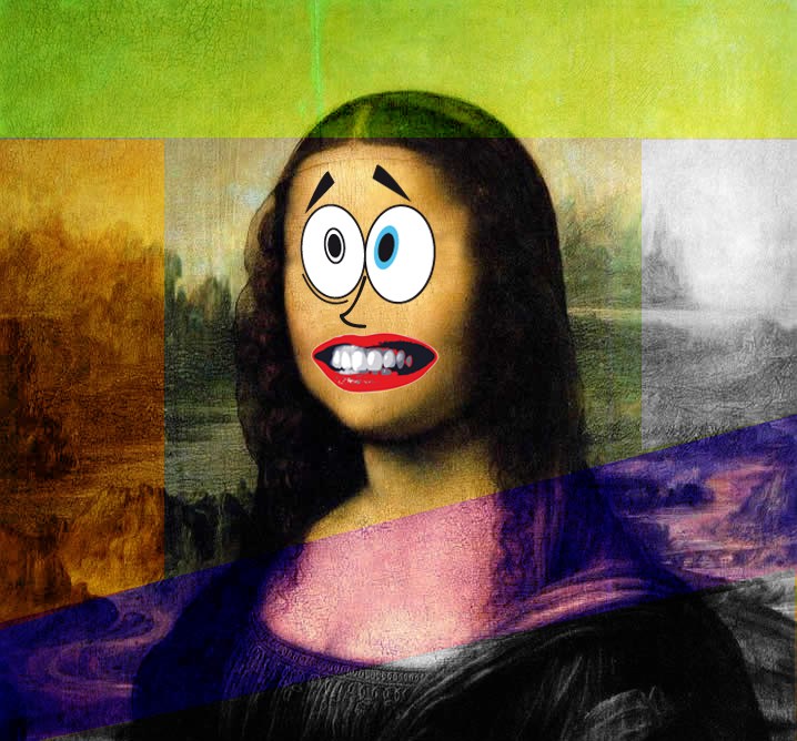 718x668 Artist, Painting, Cartoon, Ridiculous, Funny, Gaily - Funny Artist Painting