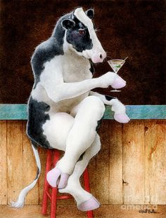 Funny Cow Painting
