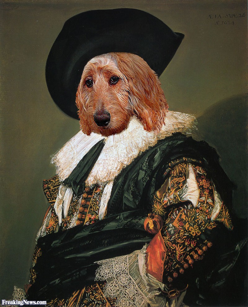 800x990 Sebastian De Cavalier Dog Painting Pictures - Funny Dog Painting