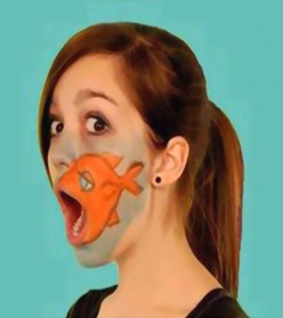 570x641 20 Funny Face Painting Ideas For Your Inspiration - Funny Face Painting