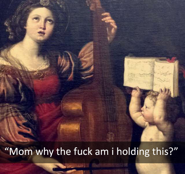640x600 Guy Goes To Louvre For The First Time And Tries To Explain Art - Funny Painting