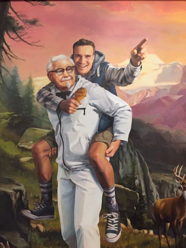 750x1000 Kfc Rewards Clever Twitter User With Funny Advertisement Image - Funny Painting