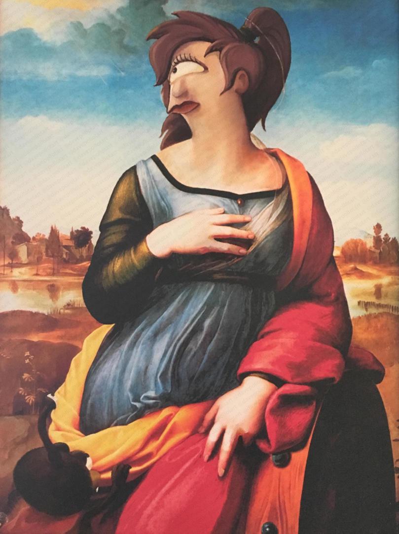 809x1083 Futurama Dave Pollot - Futurama Fry Painting