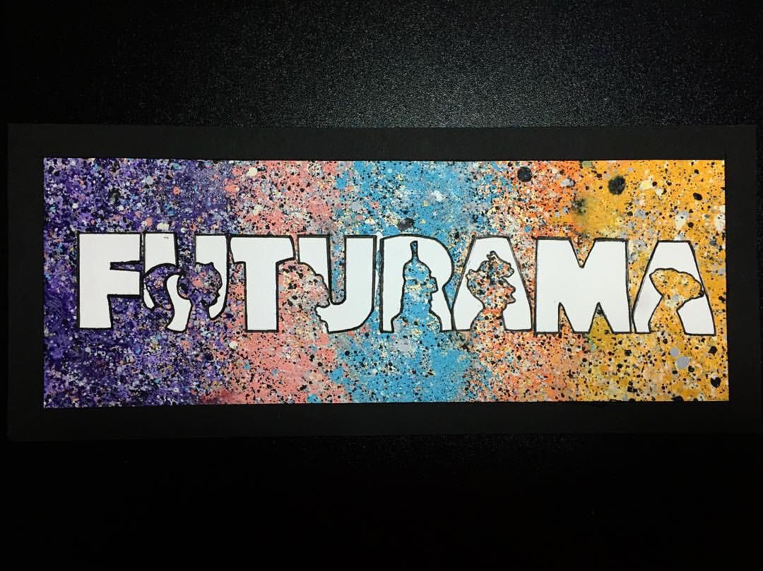 1080x809 Pin By Sara Wiltgen On Star Seventeen Futurama - Futurama Painting