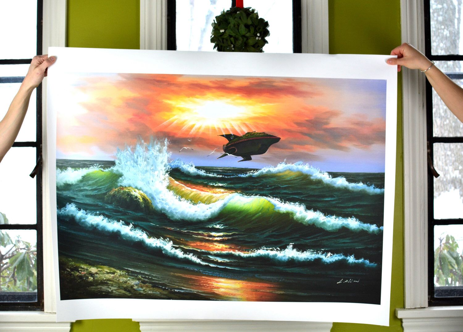 1500x1077 Xxl Canvas Print - Futurama Painting