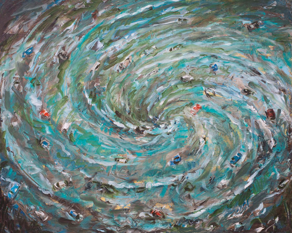 1000x800 An Artist's Renderings Of Our Future Cities (If Everything Goes - Future City Painting