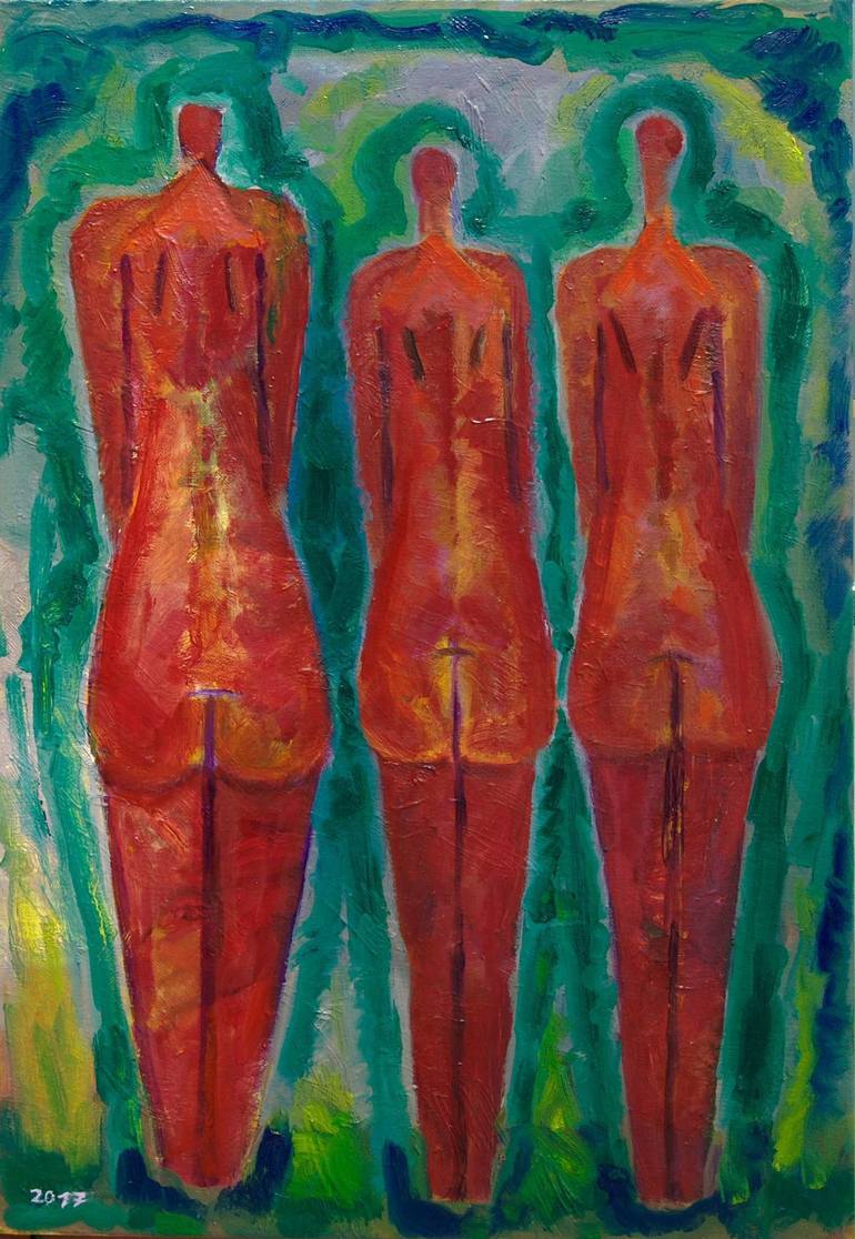 770x1116 Saatchi Art A Look Into The Future Painting By Bojan Puklavec - Future Painting