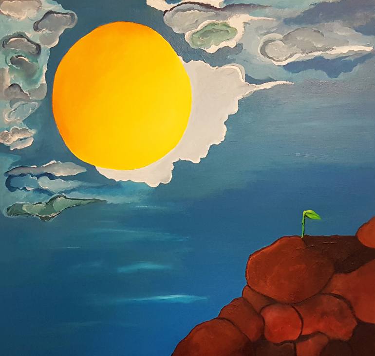 770x732 Saatchi Art Bright Future Painting By Marilyn Childs Duncan - Future Painting