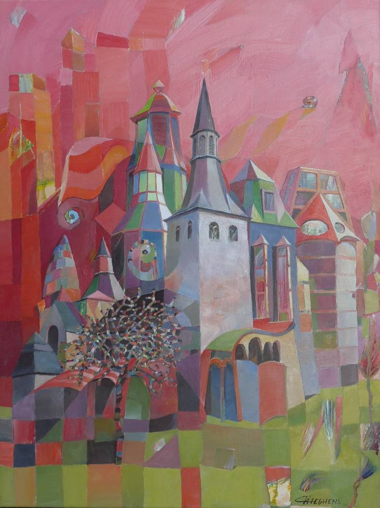 770x1029 Saatchi Art Cyney Future Painting By Marc Haeghens - Future Painting