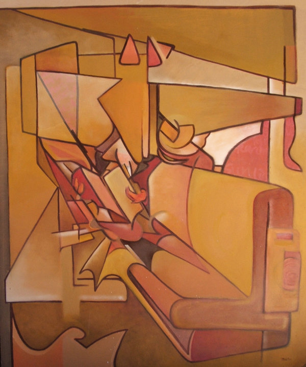 600x719 Neo Futurist Painting . By Pheelix Dot Com - Futurist Painting