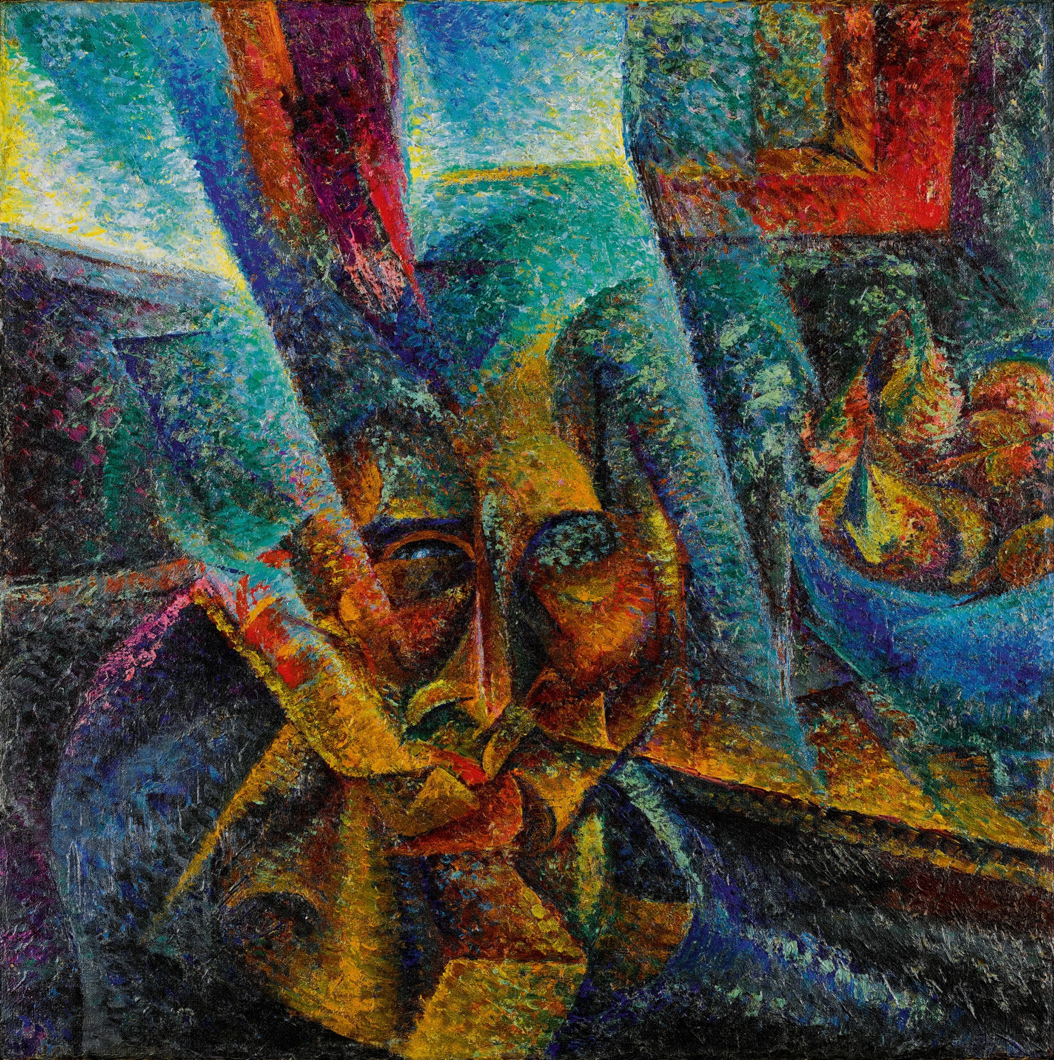 2054x2067 Rare Boccioni Futurist Painting - Futurist Painting