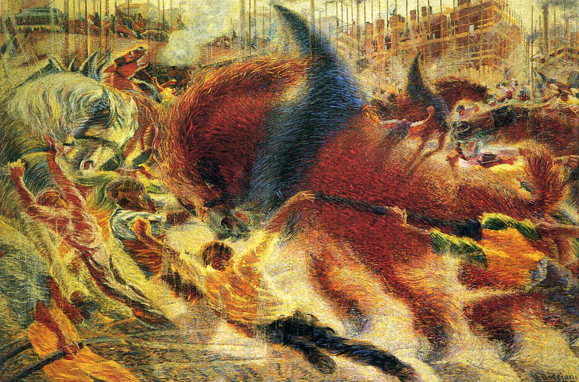 1858x1225 Umberto Boccioni - Futurist Painting