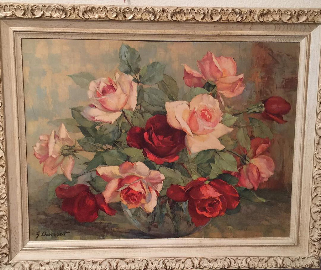 1024x861 I Am In Awe Of This Beautiful Rose Painting By G. Danset. - G Rose Painting