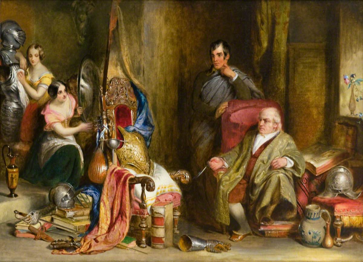 1200x867 The Meeting Of Burns And Captain Francis Grose Art Uk - G Rose Painting