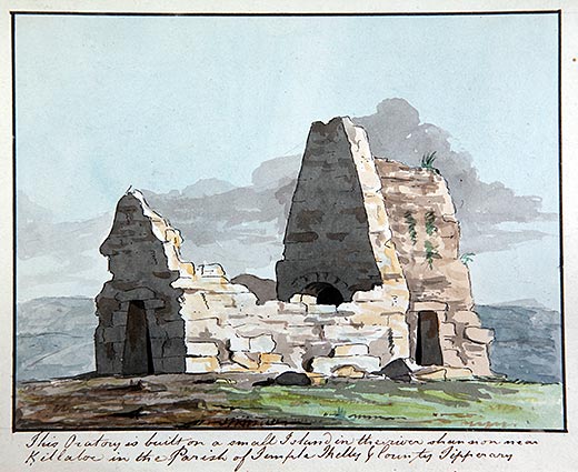 520x425 Crawford Art Gallery, Cork City, Ireland. Watercolour Collection - G Rose Painting