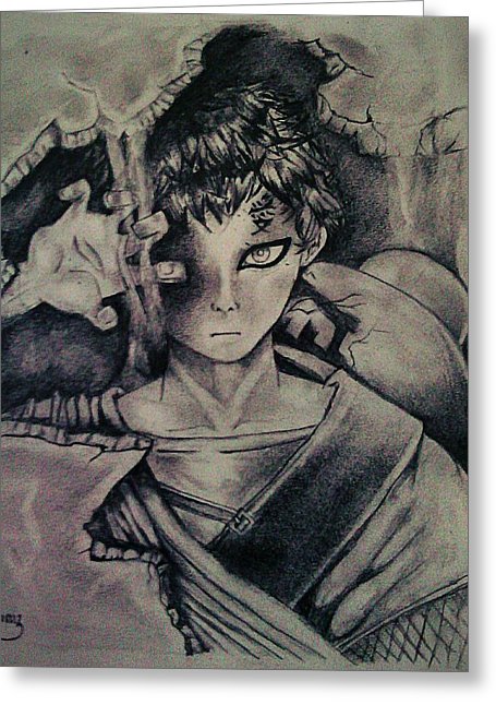 455x646 Gaara Greeting Cards Fine Art America - Gaara Painting