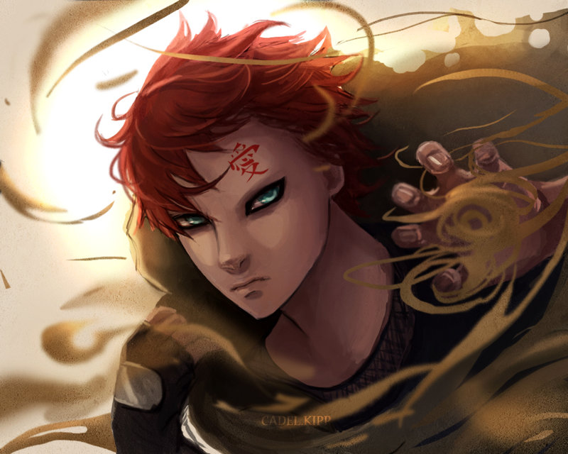 800x640 Gaara Hd Fan Art Anime Images - Gaara Painting
