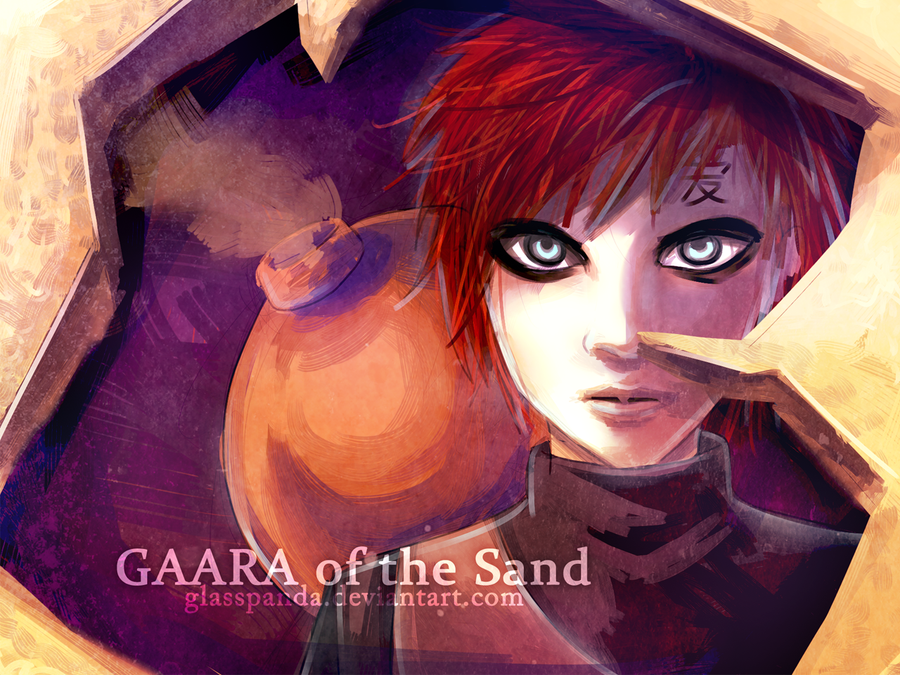 900x675 Gaara By Glasspanda - Gaara Painting