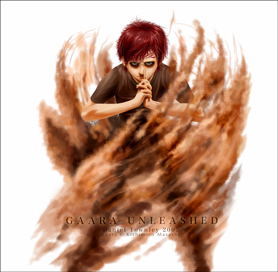 900x879 Gaara Screenshots, Images And Pictures - Gaara Painting