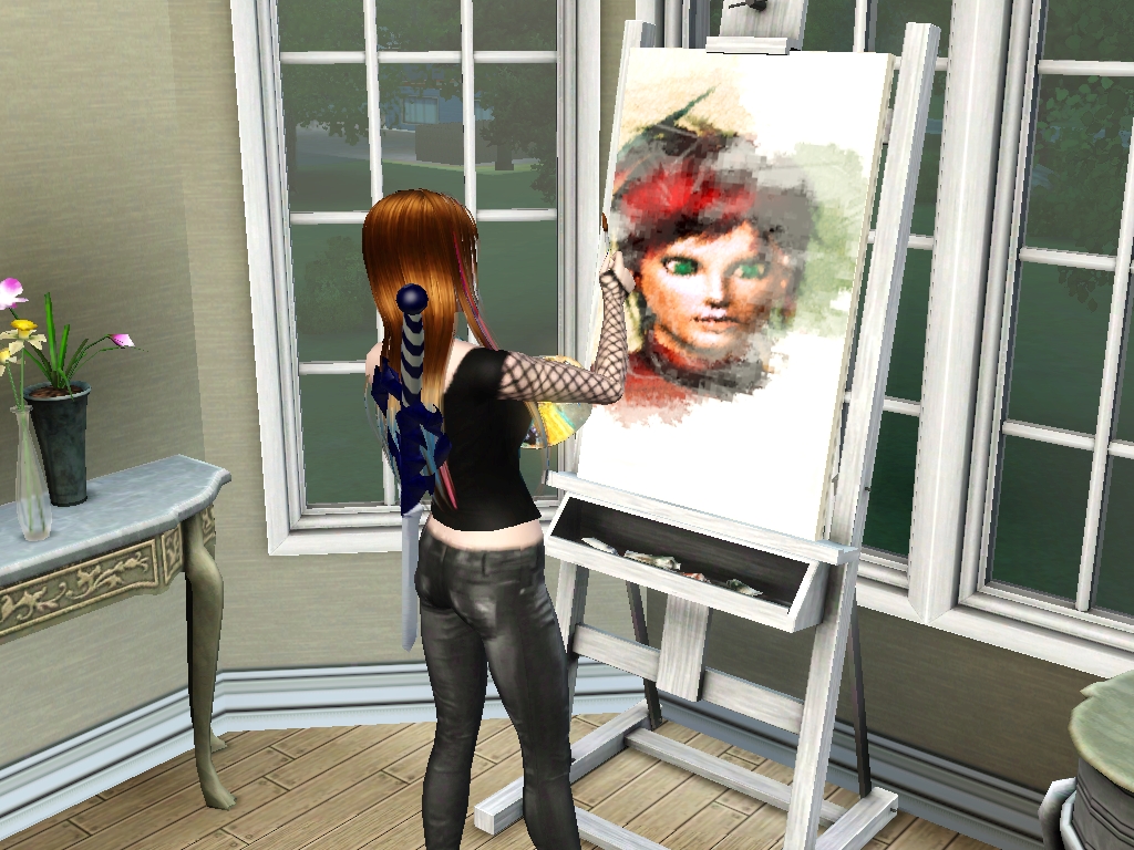 1024x768 I'M Painting Gaara's Portrait. By Ng9 - Gaara Painting