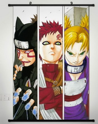 342x431 Wall Scroll Poster Fabric Painting For Anime Naruto - Gaara Painting