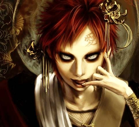 482x440 Gaara (Fullscreen) Discovered By Wren On We Heart It - Gaara Painting