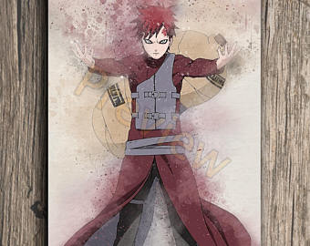 340x270 Gaara Etsy - Gaara Painting