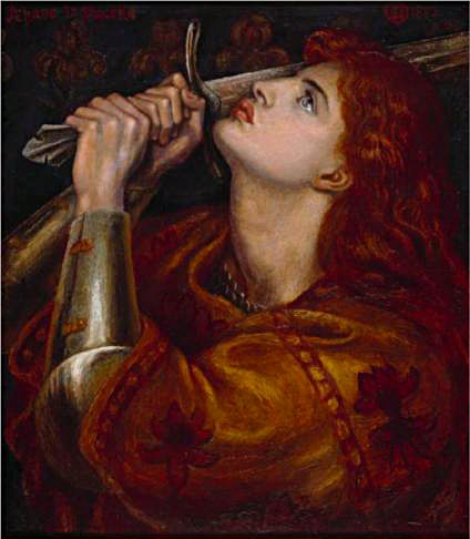 424x486 Joan Of Arc - Gabriel Painting