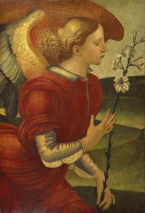 575x844 The Archangel Gabriel The Walters Art Museum Works Of Art - Gabriel Painting