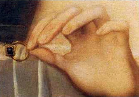 471x330 Gabrielle Et Une De Ses Soeurs, Detail (Ring - Gabrielle D Estrees Painting