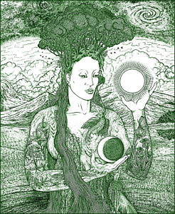 246x300 Gaea Paintings Pixels - Gaea Painting