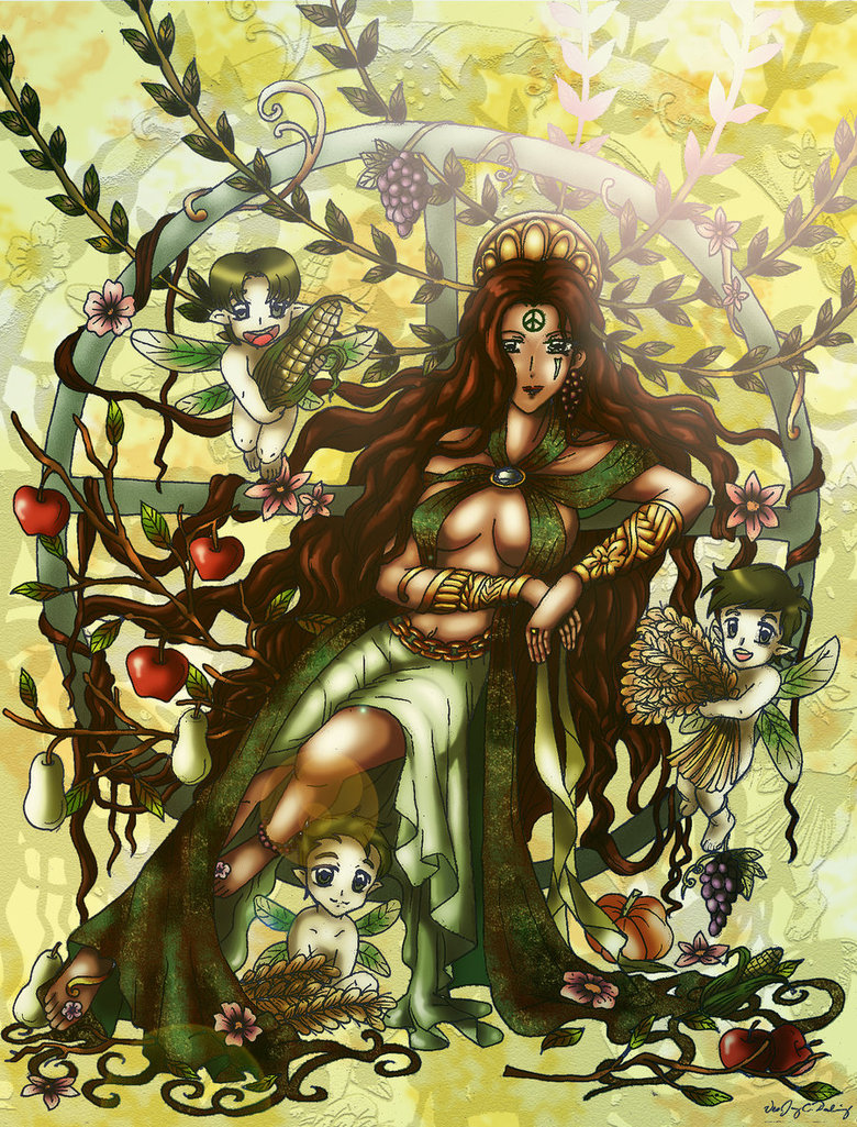 780x1025 Gaea, Mother Earth By Lordaphaius28 - Gaea Painting