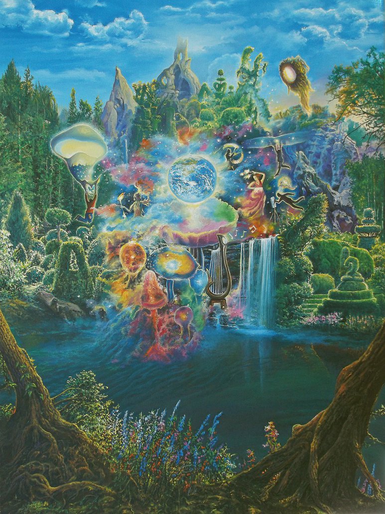 773x1033 Gaia Flux By Tolkyes - Gaia Painting