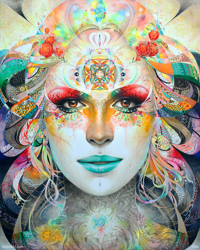 800x998 Gaia By Greno89 - Gaia Painting