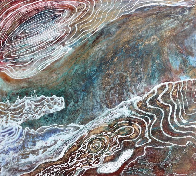 770x693 Saatchi Art Gaia Painting By Beatrice Prost - Gaia Painting