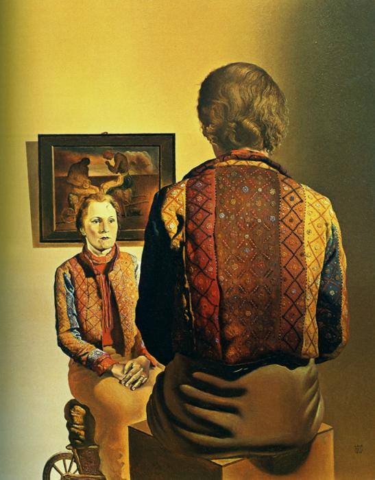 547x700 Portrait Of Gala, 1935 By Salvador Dali - Gala Dali Painting