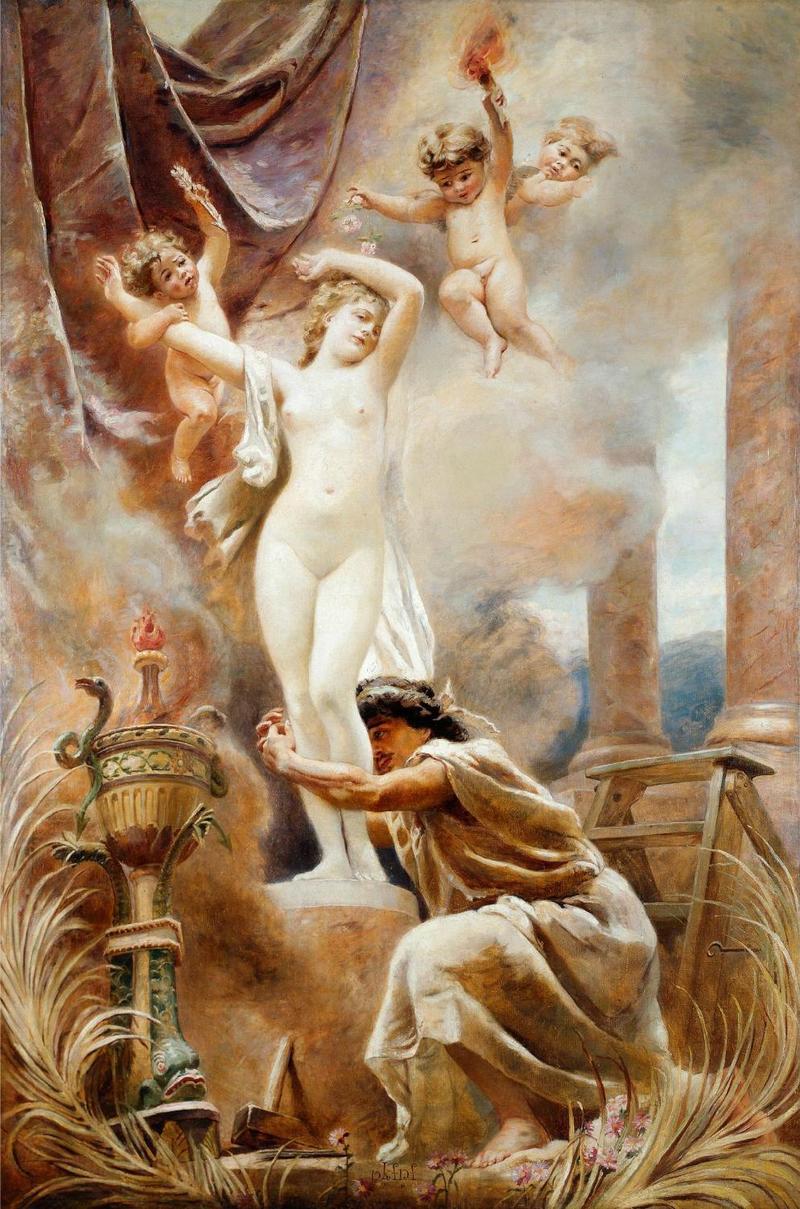 800x1209 Artwork By Konstantin Makovsky - Galatea Painting