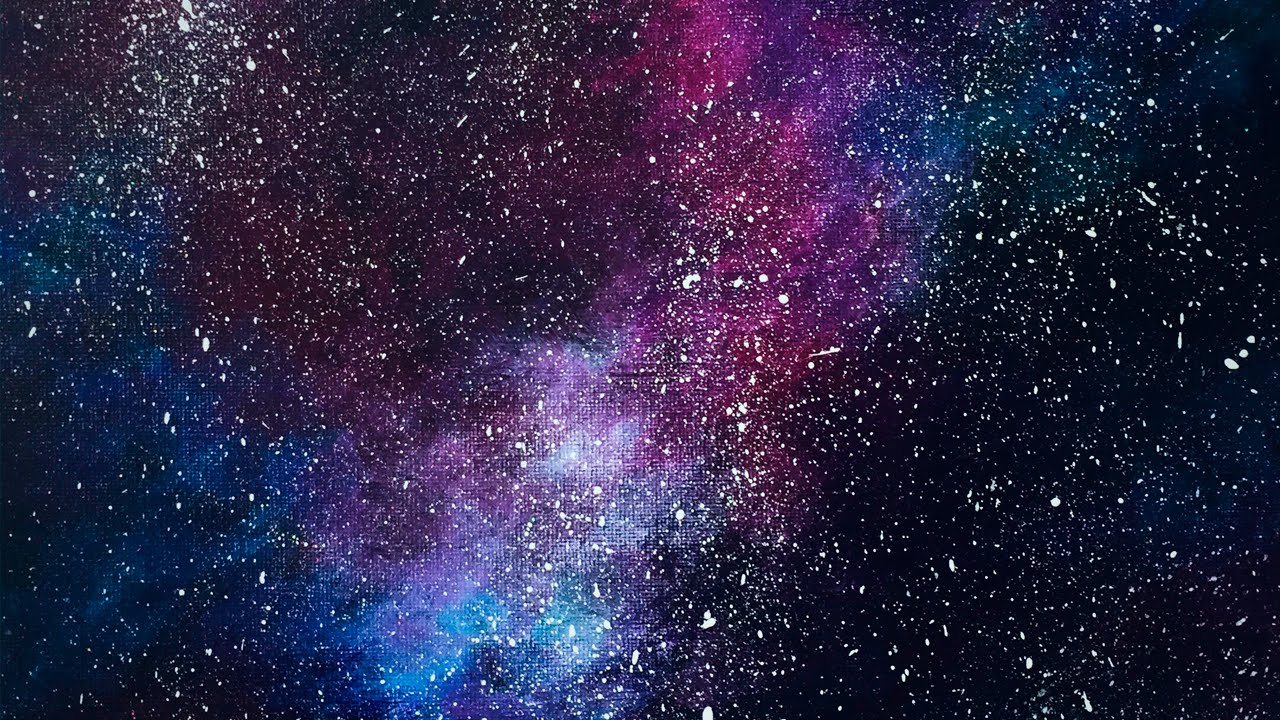 Galaxy Acrylic Painting