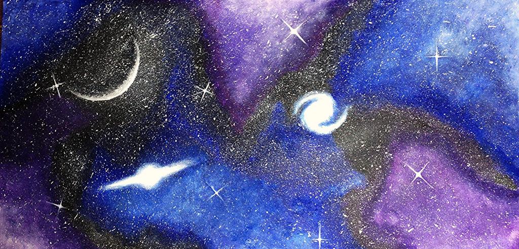 1024x491 Galaxy Canvas - Galaxy Acrylic Painting