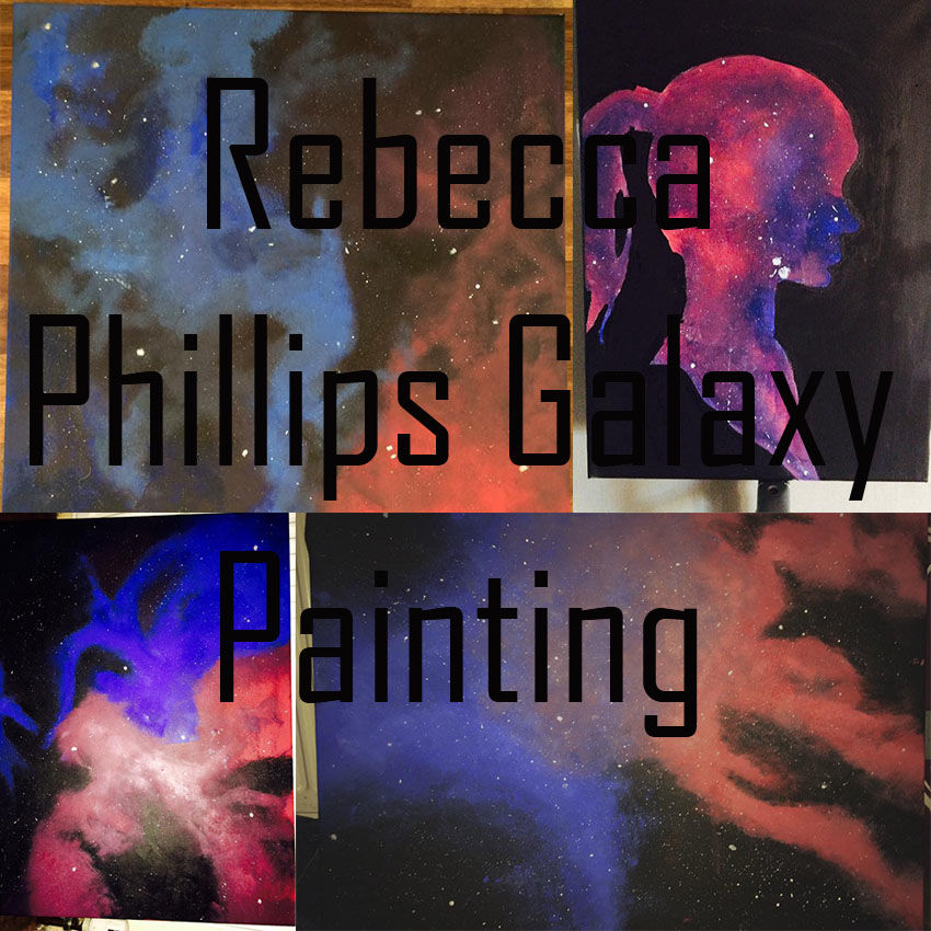850x850 Galaxy Art 4 Steps - Galaxy Art Painting