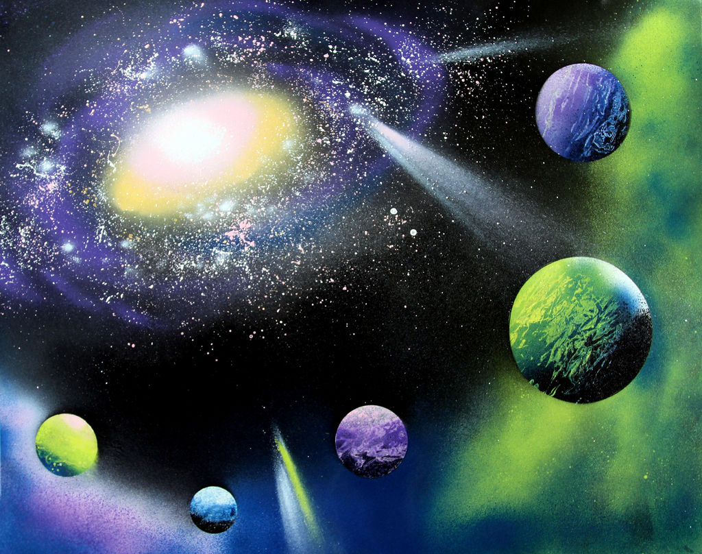 1024x808 Paint A Galaxy In 30 Minutes 7 Steps (With Pictures) - Galaxy Art Painting