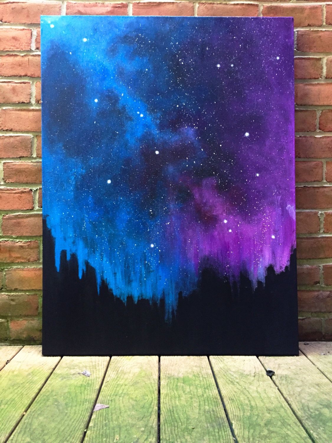 1125x1500 Mellow Wonder Stardust Galaxy (Original Art, Large Original - Galaxy Canvas Painting