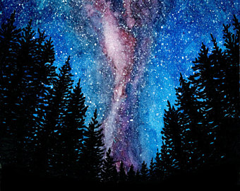 340x270 Galaxy Painting Etsy - Galaxy Painting