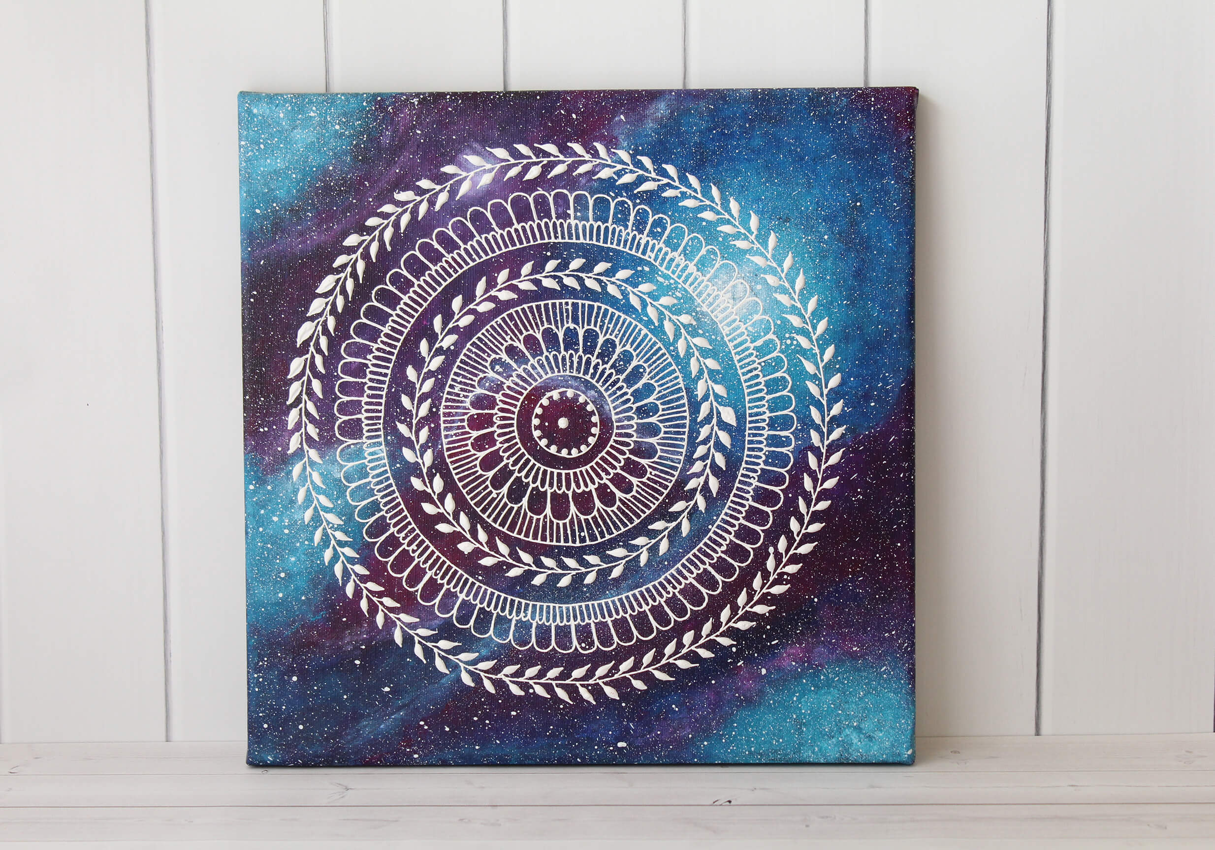 2468x1728 Galaxy Mandala - Galaxy Painting