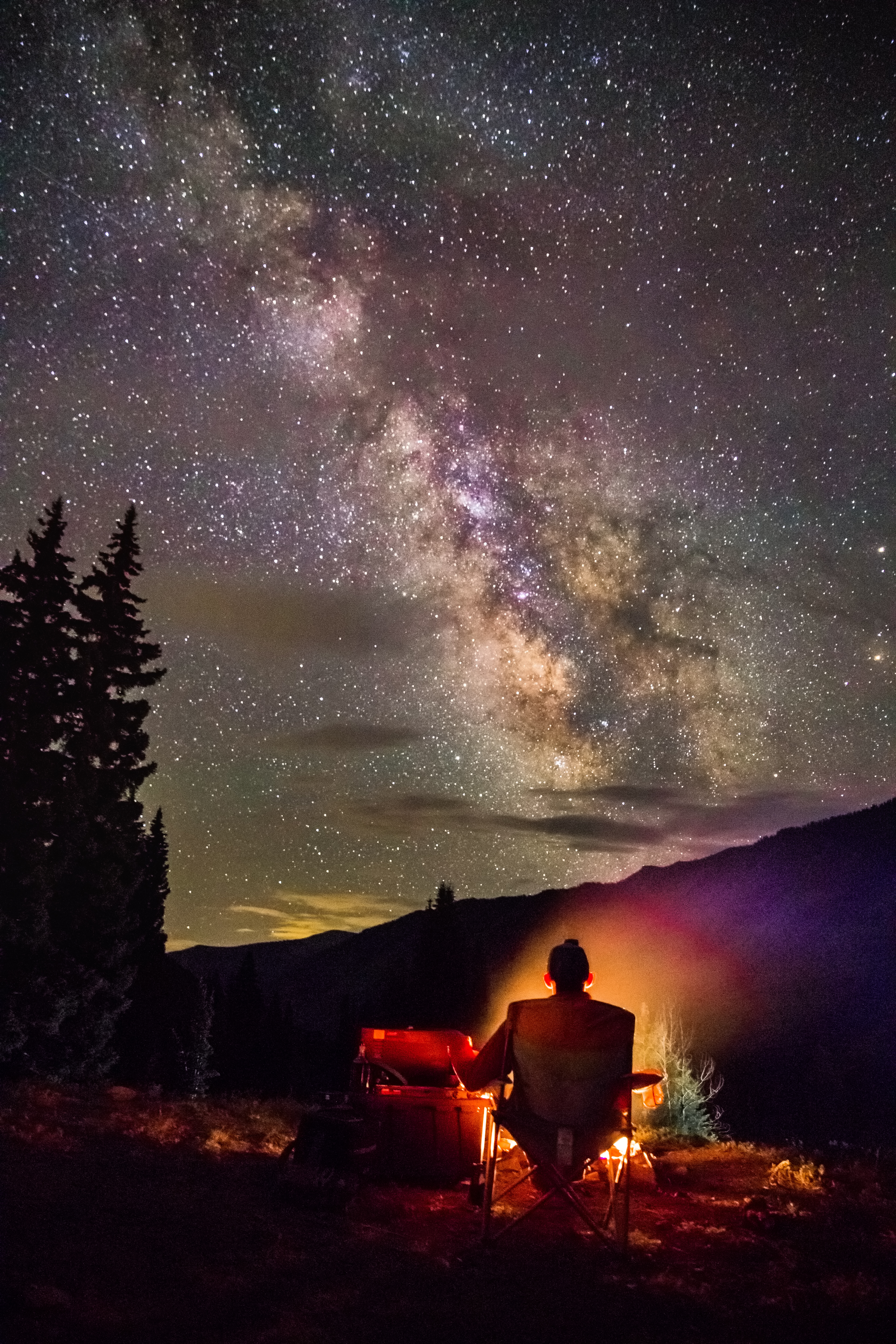 3840x5760 Free Images Light, Night, Star, Milky Way, Adventure, Atmosphere - Galaxy Sky Painting