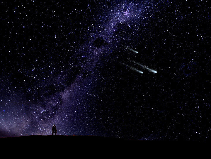 720x542 Glow In The Dark Paintings Fine Art America - Galaxy Sky Painting