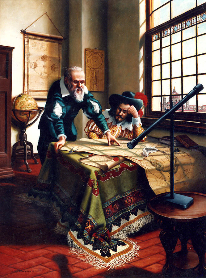 667x900 Galileo Painting By Scott Goodwilllie - Galileo Painting