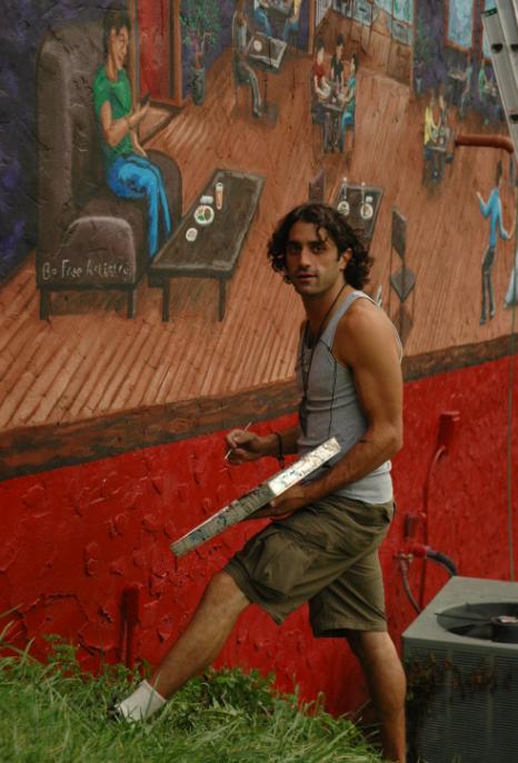 466x687 Have You Seen Galileo In Downtown Boone Artist Jason Brown - Galileo Painting